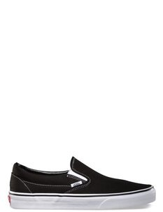CLASSIC SLIP ON - BLACK WHITE-footwear-Backdoor Surf
