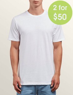 2FOR50 SOLID TEE-mens-Backdoor Surf