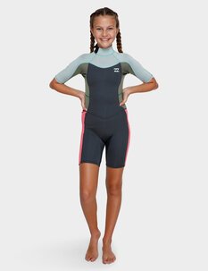 2MM TEEN SYNERGY BZ SS FL SPRINGSUIT-wetsuits-Backdoor Surf