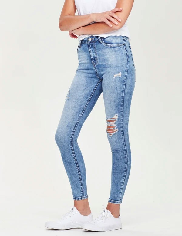 ripped skinny jeans nz