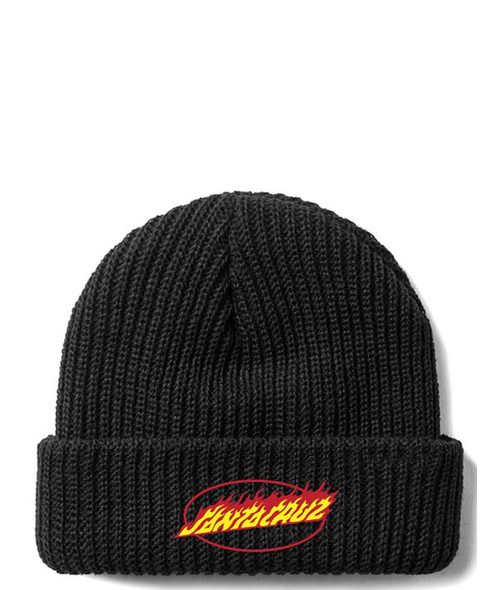 FLAMING OVAL DOT BEANIE