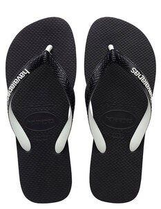 TOP MIX JANDALS - BLACK WHITE-footwear-Backdoor Surf