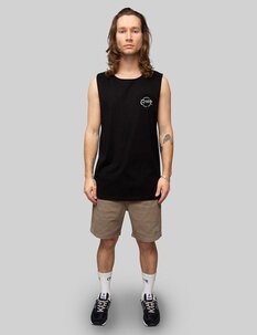 SNAKES AND FAKES SINGLET-mens-Backdoor Surf
