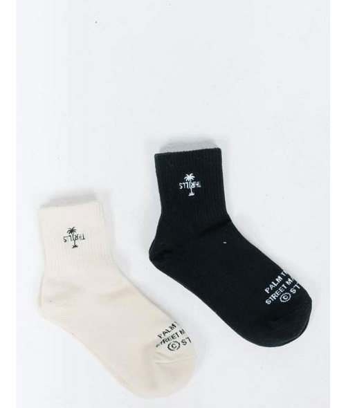 PALM ANKLE SOCK - 2 PACK