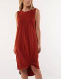 TWISTED MAXI TANK DRESS