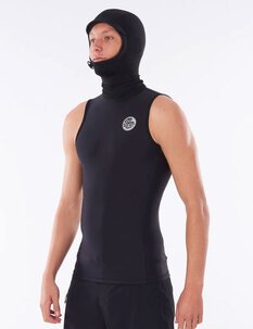 F BOMB POLYPRO HOODED VEST-wetsuits-Backdoor Surf
