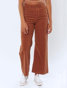 POPPY WOVEN CORD PANT-womens-Backdoor Surf