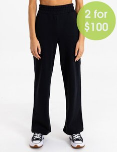 2FOR 100 TRADE WIDE LEG TRACK PANT-womens-Backdoor Surf