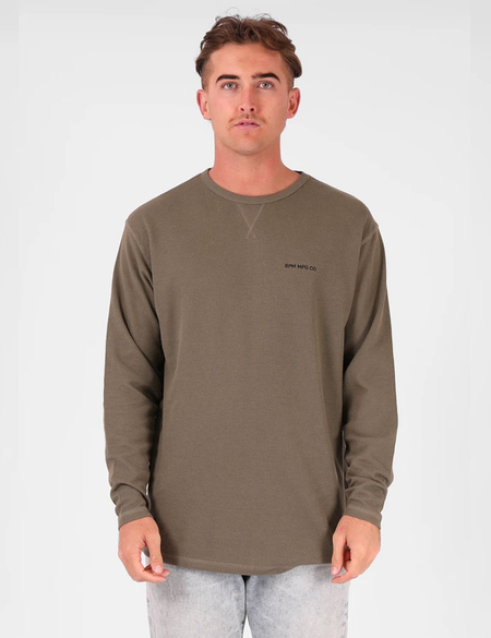 WAFFLE KNIT CREW