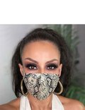 ASSORTED 3 PACK FACE MASKS - SNAKE, CARAMEL AND SAND