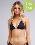 2FOR 60 ESSENTIAL SLIDER TRI BIKINI TOP