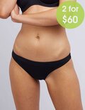 2FOR 60 ESSENTIALS CLASSIC BIKINI BOTTOM