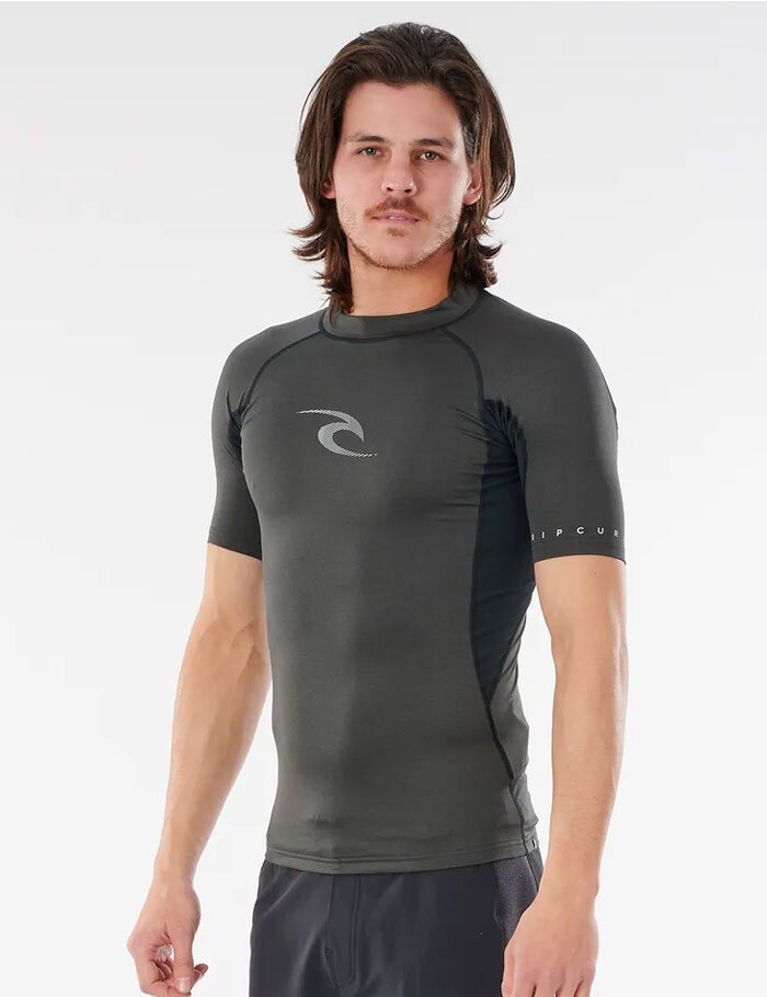 WAVES UV RASHIE MENS SWIMWEAR Online Surf Skate Streetwear Clothing NZ Backdoor RIPCURL S21