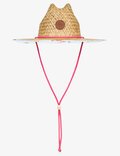 TODDLER GIRLS PINA TO MY COLADA STRAW HAT