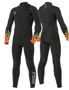 HIGH SEAS BOYS FIRE 4X3 CZ-wetsuits-Backdoor Surf