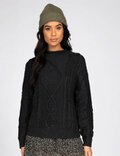 CHER ROLL NECK CABLE KNIT