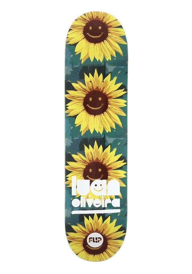 FLOWER POWER LUAN OLIVEIRA DECK 8.125 Shop Skateboard Decks Designs Blank Decks Backdoor FLIP W22