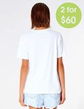 2FOR 60 PLAINS OVERSIZED TEE