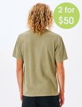 2FOR 50 PLAIN WASH TEE
