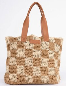 CHECKMATE STRAW BAG-womens-Backdoor Surf