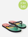 2FOR 40 BIG FADE OPEN TOE JANDAL