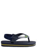 BABY BRAZIL LOGO JANDAL - NAVY/YELLOW