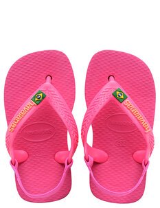 BABY BRAZIL LOGO JANDAL - PINK FLUX-footwear-Backdoor Surf