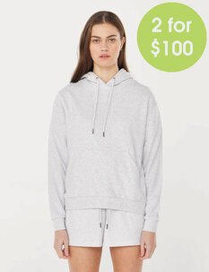2FOR 100 LABEL SLOUCH HOOD 300-womens-Backdoor Surf