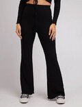 RIB FLARE PANTS