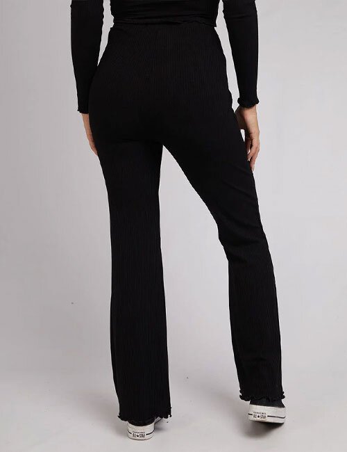 RIB FLARE PANTS - Shop Women's Bottoms - Free NZ Wide Delivery