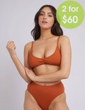 2FOR 60 ESSENTIALS BRALETTE A-DD BIKINI TOP