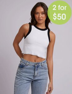 2FOR 50 CONTRAST TANK-womens-Backdoor Surf