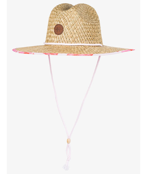 PINA TO MY COLADA PRINTED STRAW HAT