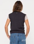 NERO SLEEVELESS KNIT VEST