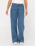 BILLIE LOW WIDE DENIM CARPENTER PANT