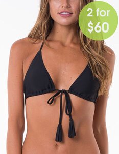 2FOR 60 TRI EVE FRONT TIE BIKINI TOP-womens-Backdoor Surf