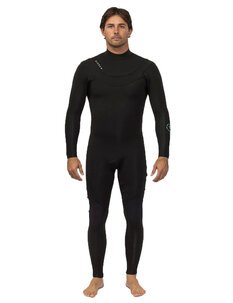 4X3 NEW SEAS V ZIP STEAMER-wetsuits-Backdoor Surf